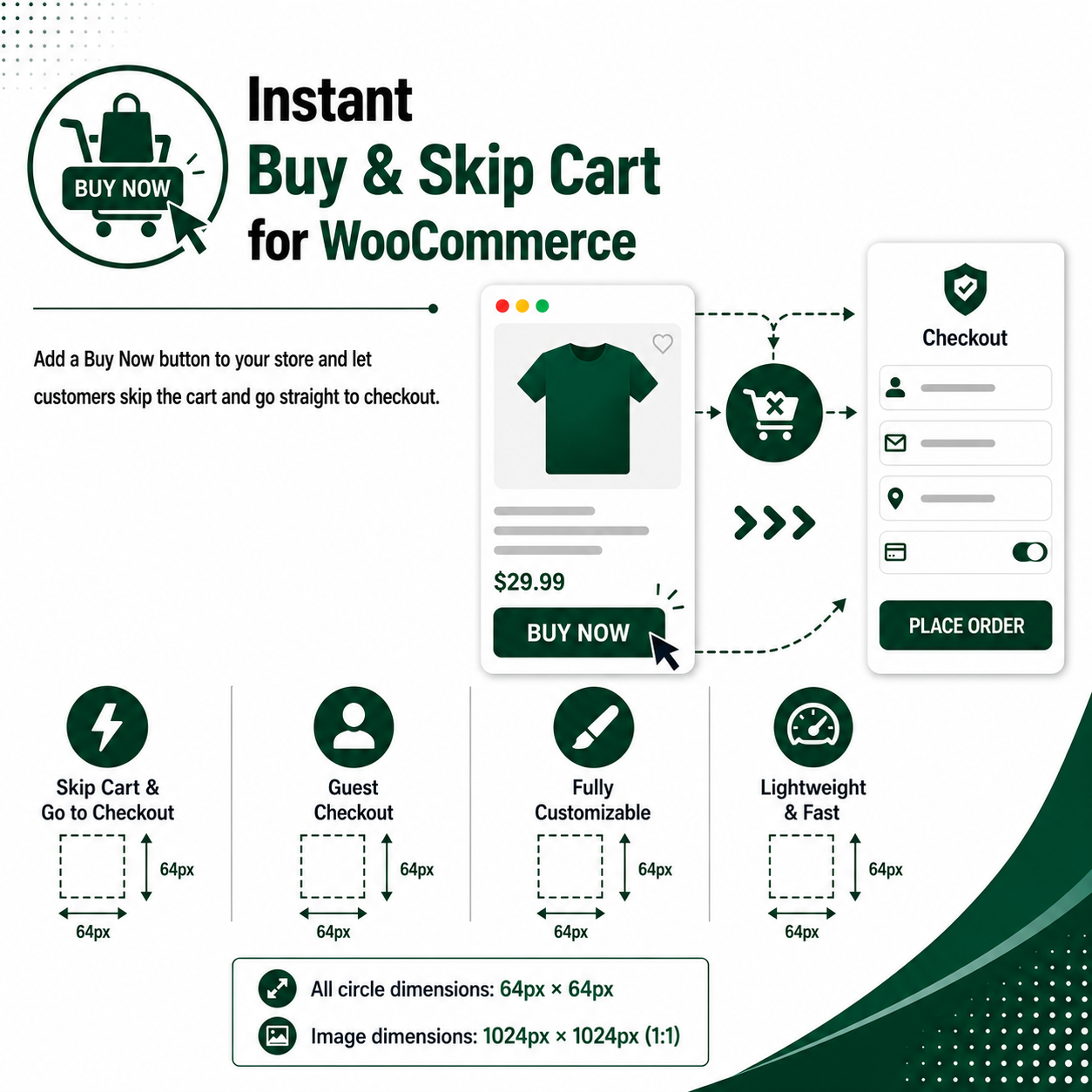 Instant Buy & Skip Cart preview